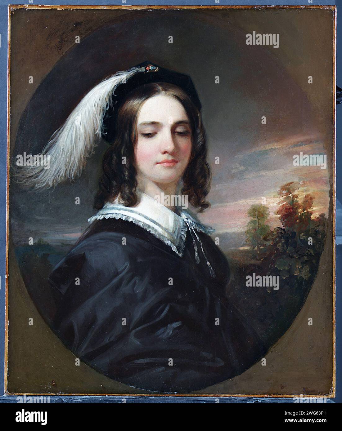 Mary Inman Daniel Huntington 1844 Stock Photo