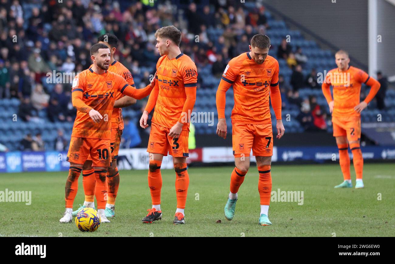 Deepdale, Preston, UK. 3rd Feb, 2024. EFL Championship Football