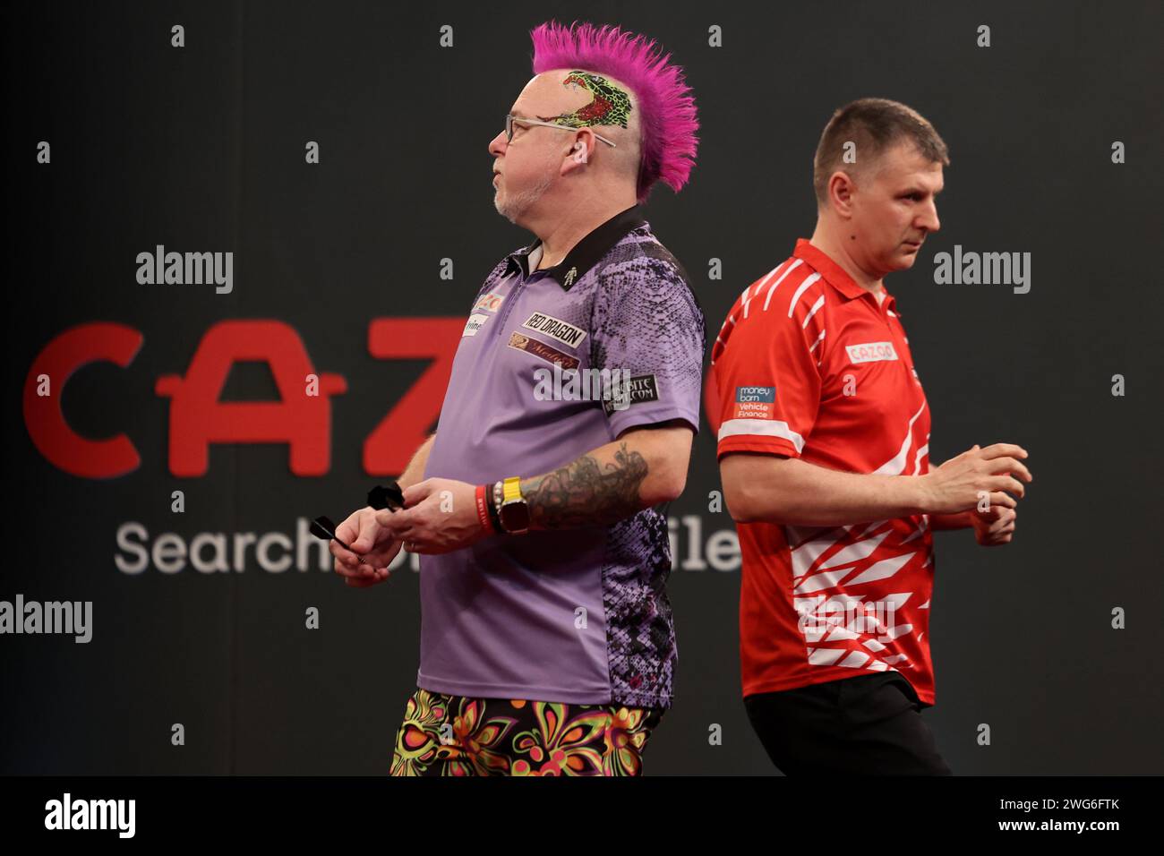 Marshall Arena, Milton Keynes, UK. 3rd Feb, 2024. 2024 PDC Cazoo Darts
