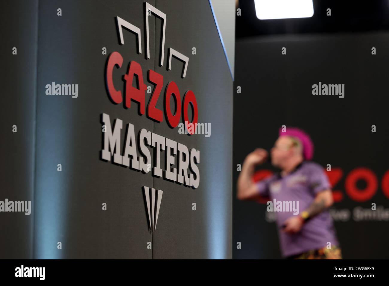 Marshall Arena, Milton Keynes, UK. 3rd Feb, 2024. 2024 PDC Cazoo Darts