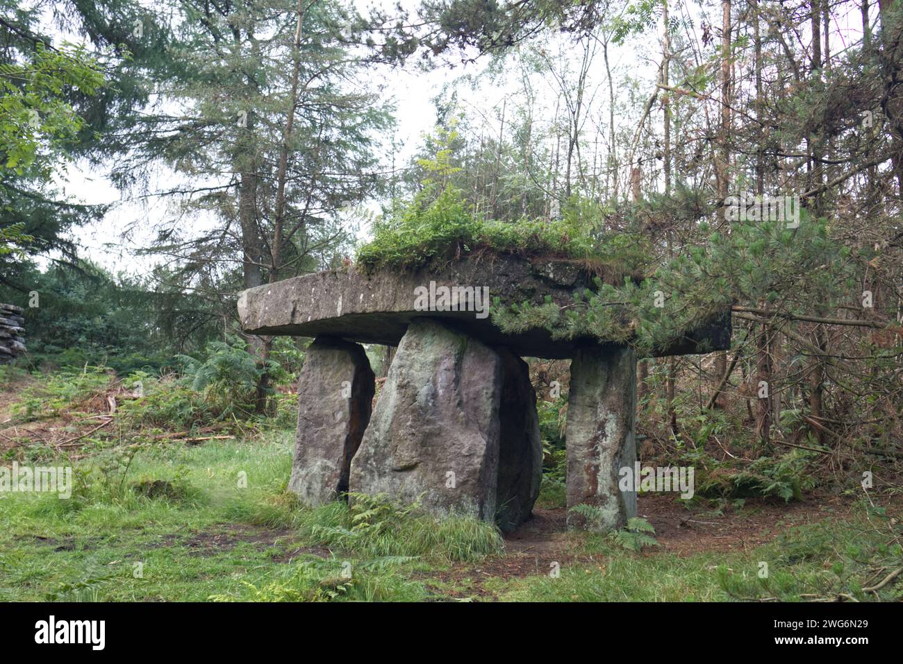 Temple of the Druids in Masham, Yorkshire Stock Photo