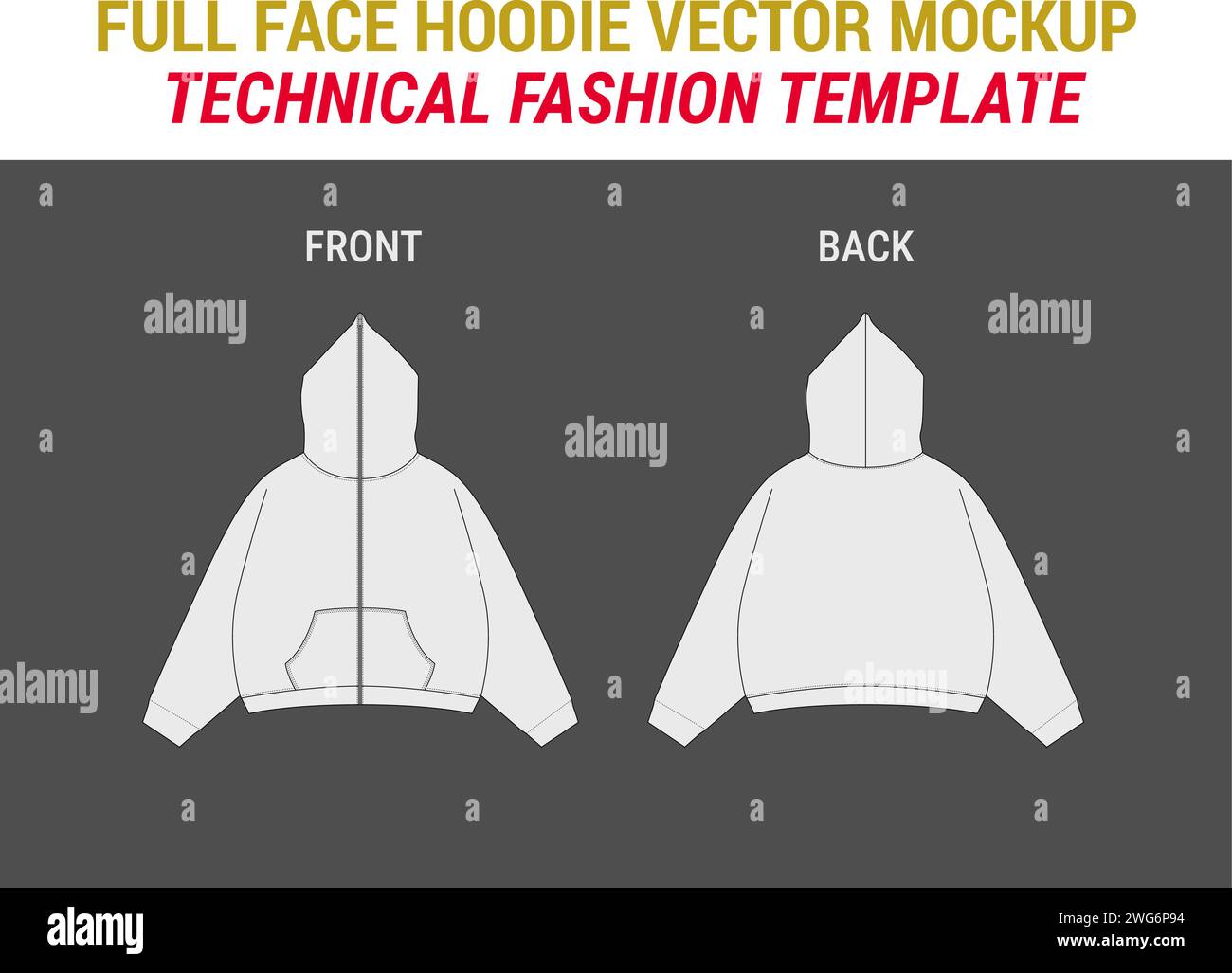 Streetwear hoodie mockup sale