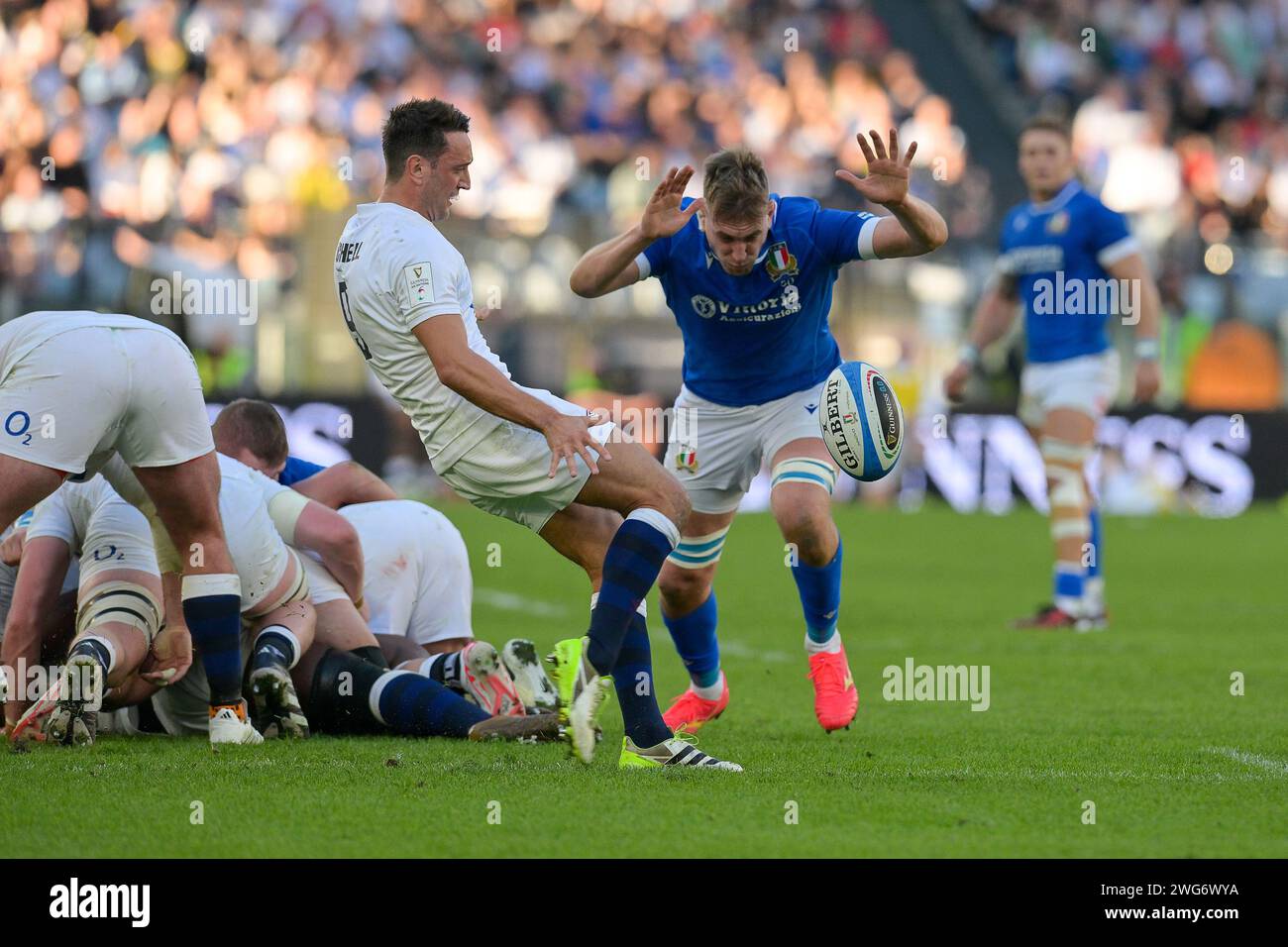 Federico Ruzza Rugby Player Rome, Italy. 3rd February 2024; Stadio Olimpico, Rome, Italy: Six ...