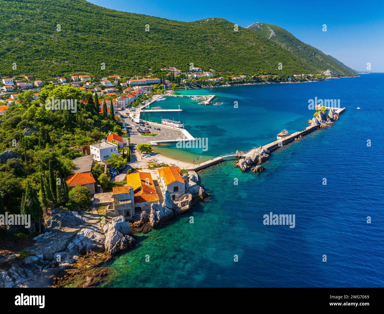 Port of trpanj hi-res stock photography and images - Alamy