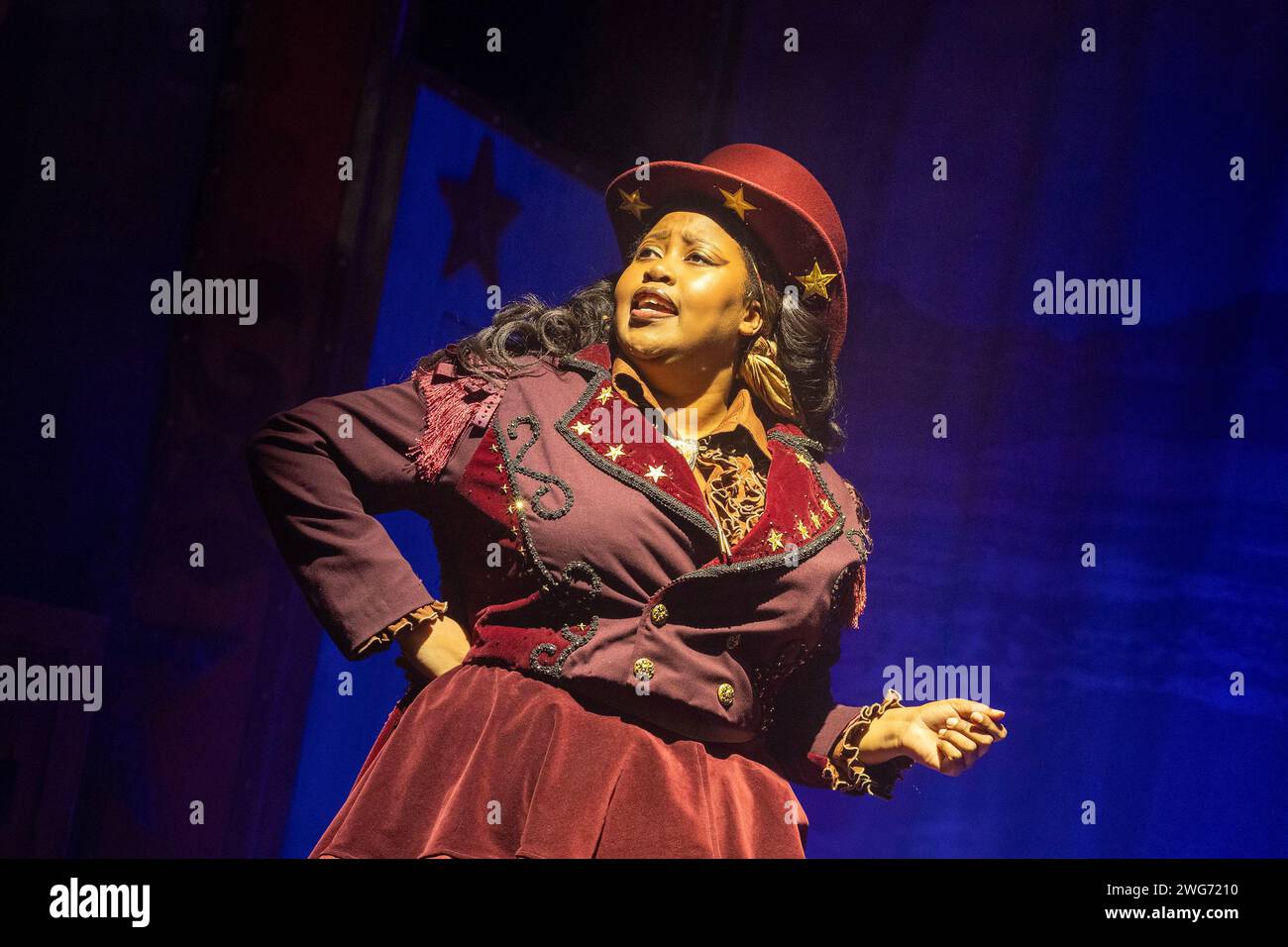 Karen Mavundukure (Doc Blue) in BRONCO BILLY - THE MUSICAL at the ...