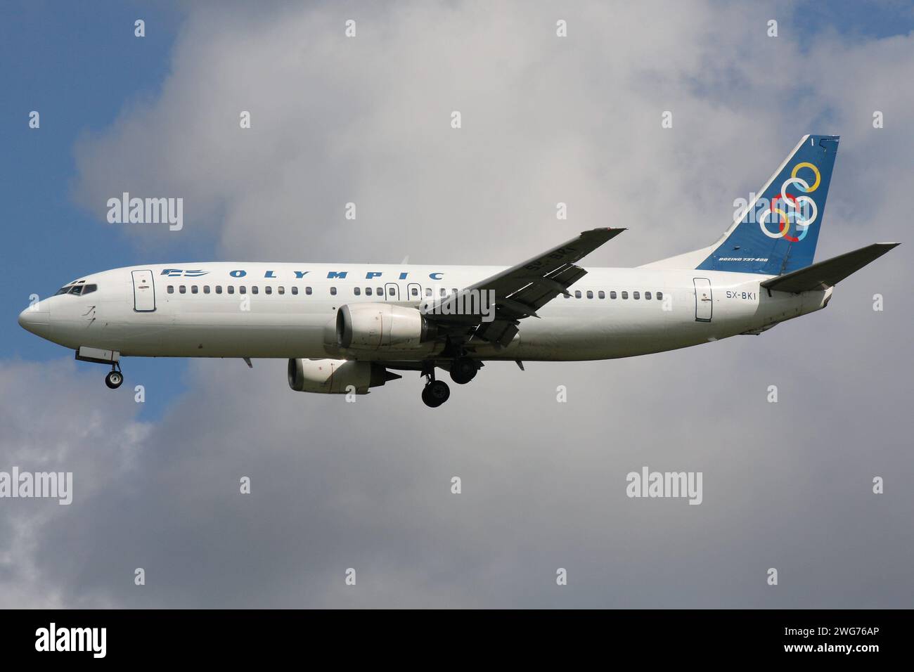 Olympic Airlines Boeing 737-400 at Dusseldorf International