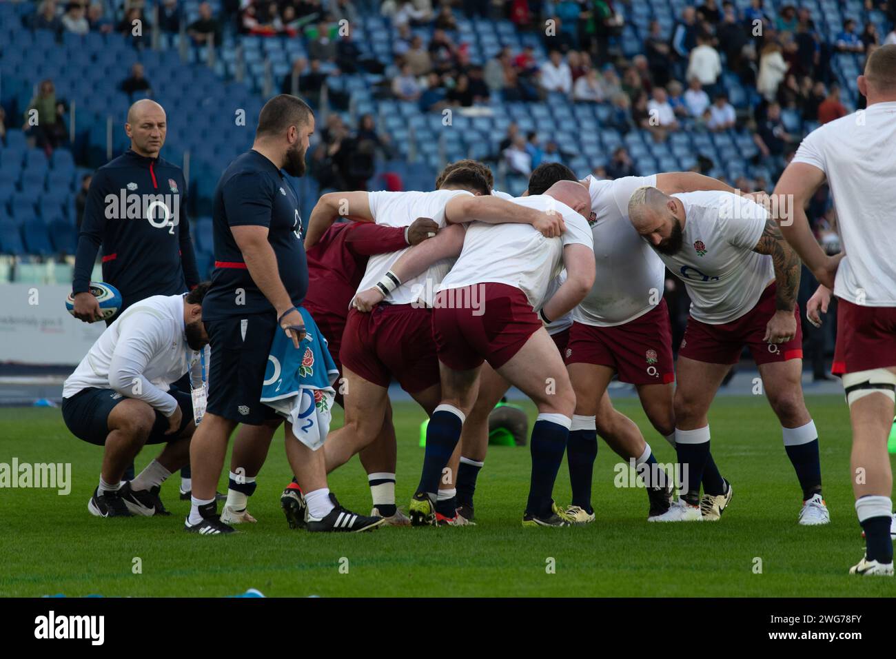 Rome, Italy, 3 feb 2024. Italy vs England, Rugby Six Nations, Steve