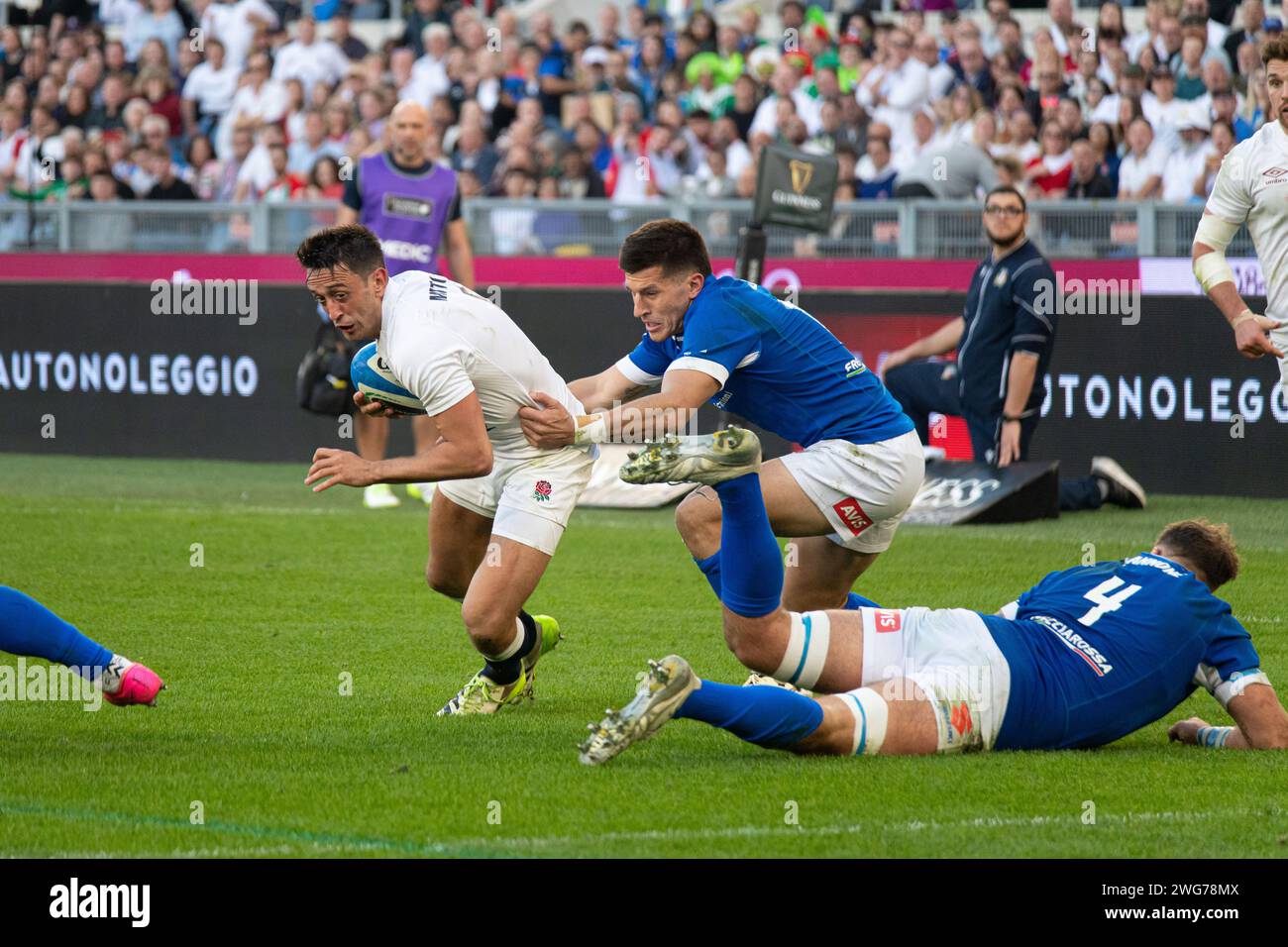 Rome, Italy, 3 feb 2024. Italy vs England, Rugby Six Nations, Alex
