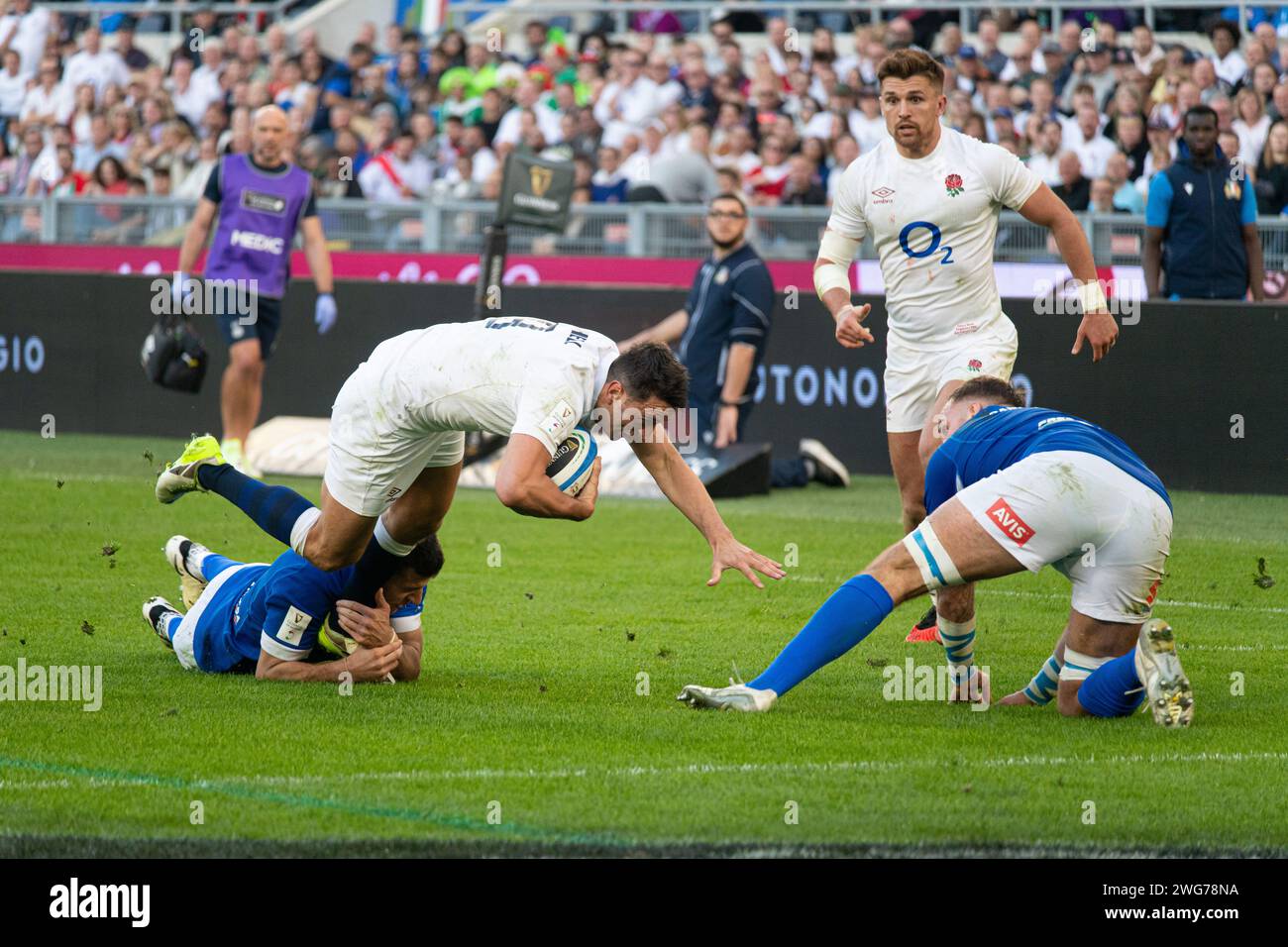 Rome, Italy, 3 feb 2024. Italy vs England, Rugby Six Nations, Alex