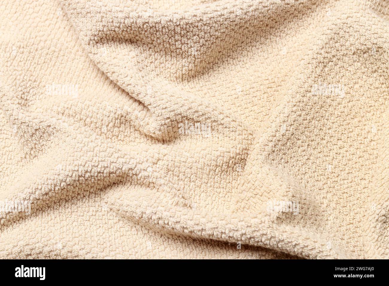 Soft towel fabric. Graphic resources Stock Photo