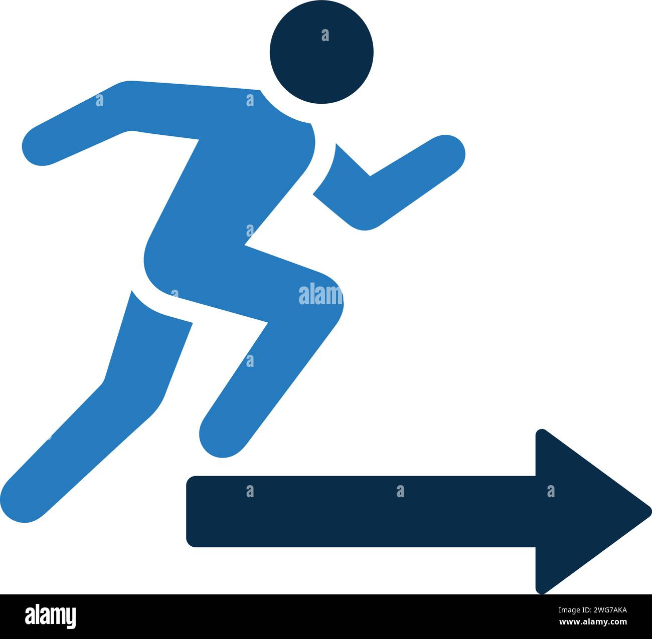 Jogging track sign Stock Vector Images - Alamy