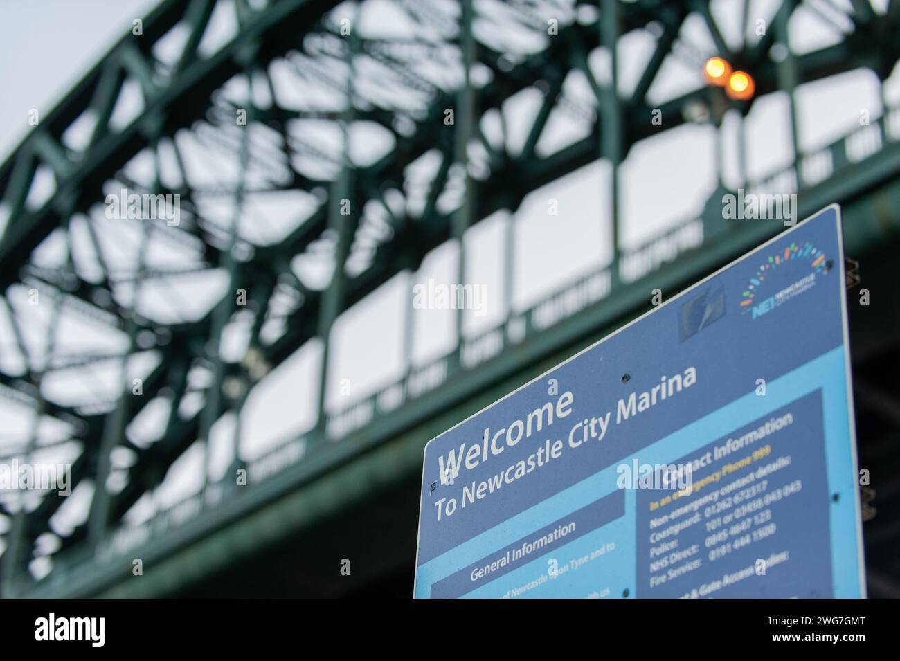 Newcastle Bridges Iconic Structures Linking the Cityscape Stock Photo