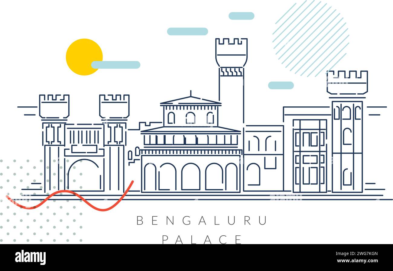 Vector Clip Art of Bangalore Landmarks - Bangalore landmarks and  monuments... csp31279413 - Search Clipart, Illustration… | Skyline  painting, Landmarks, Skyline art