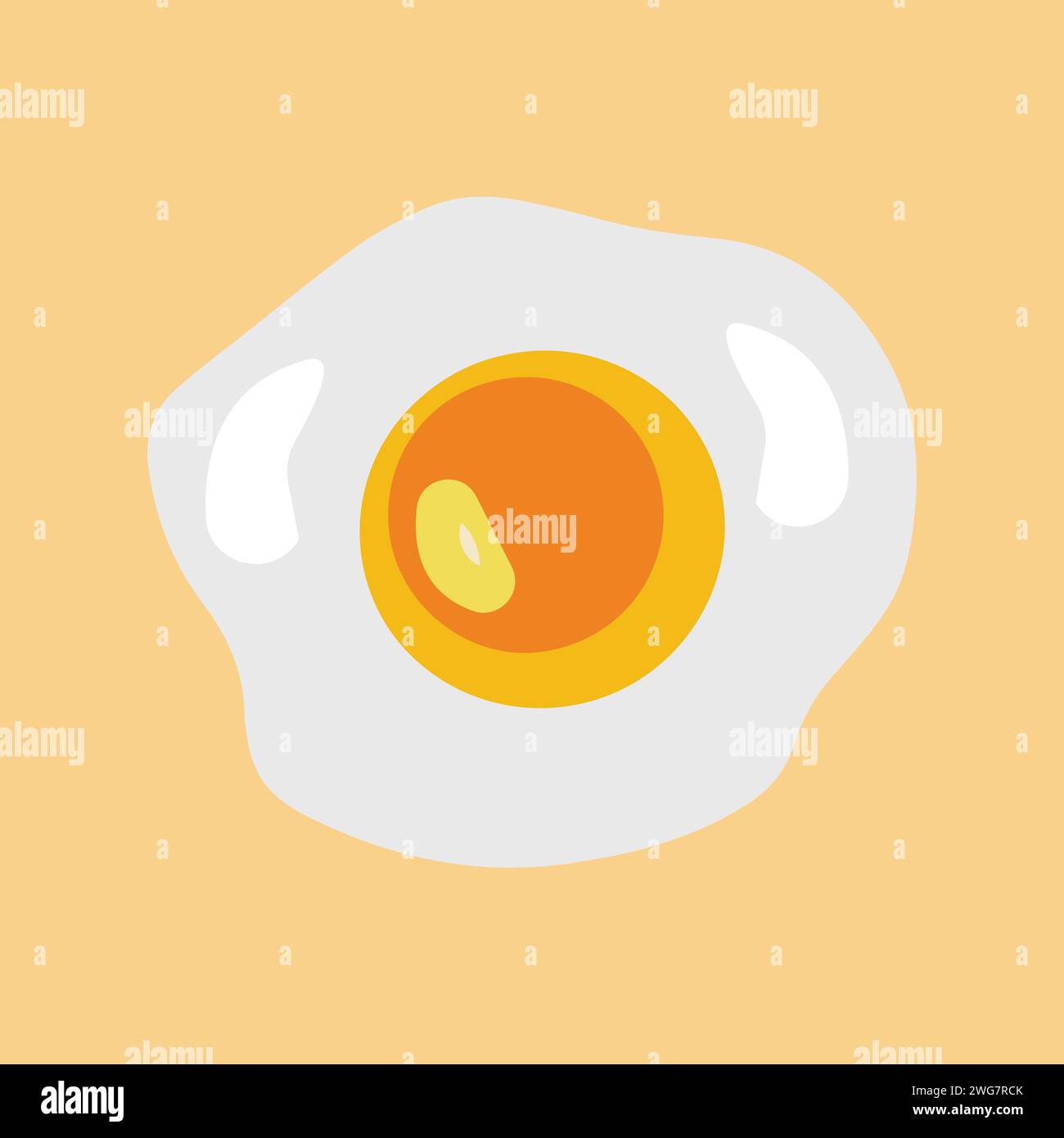 Egg vector illustration, Collection of whole, broken, fried, yolks