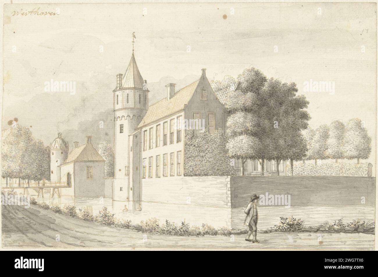 Westhoven Castle Near Oostkapelle On Walcheren Joseph Adolf 
