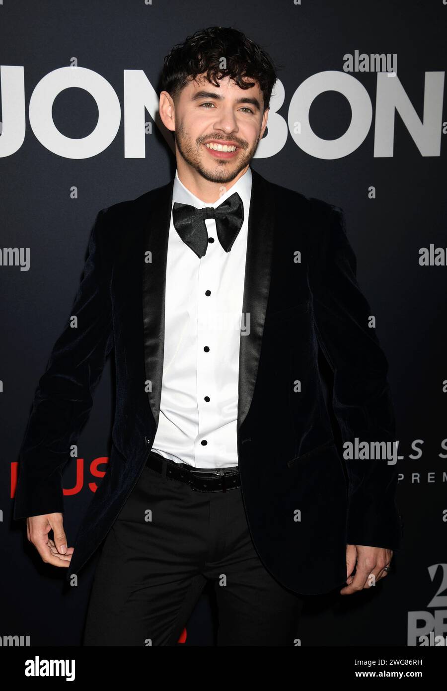 LOS ANGELES, CALIFORNIA - FEBRUARY 02: David Archuleta attends the 2024 MusiCares Person of the Year Honoring Jon Bon Jovi during the 66th GRAMMY Awar Stock Photo