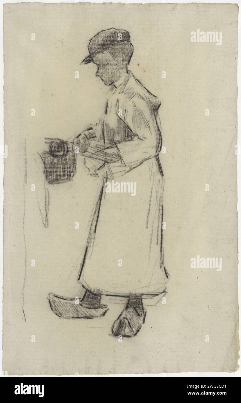 Factory boy at work, Anthon Gerhard Alexander van Rappard, 1868 - 1892 ...