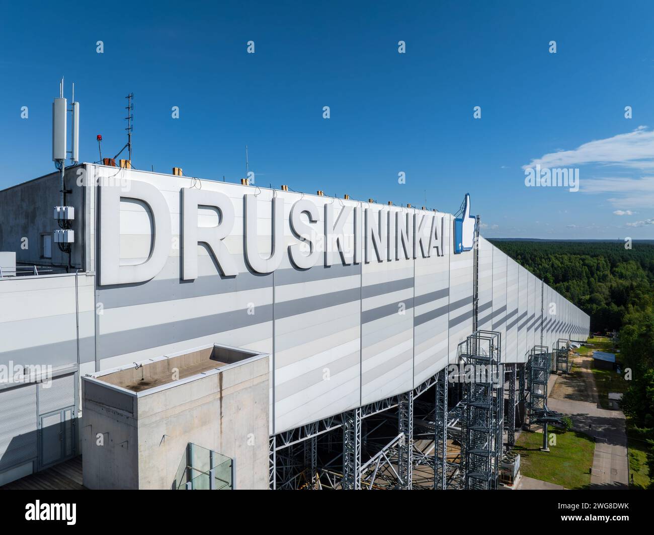 Aerial View Of Druskininkai SPA Resort Stock Photo Alamy
