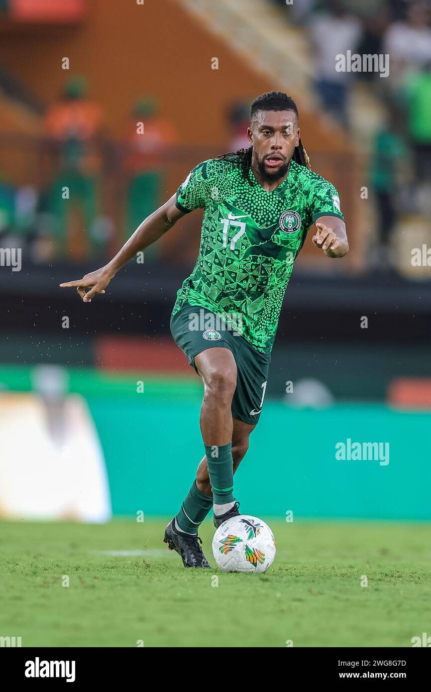 Abidjan, Nigeria. 2nd Feb, 2024. Nigeria vs Angola, Quarter final at