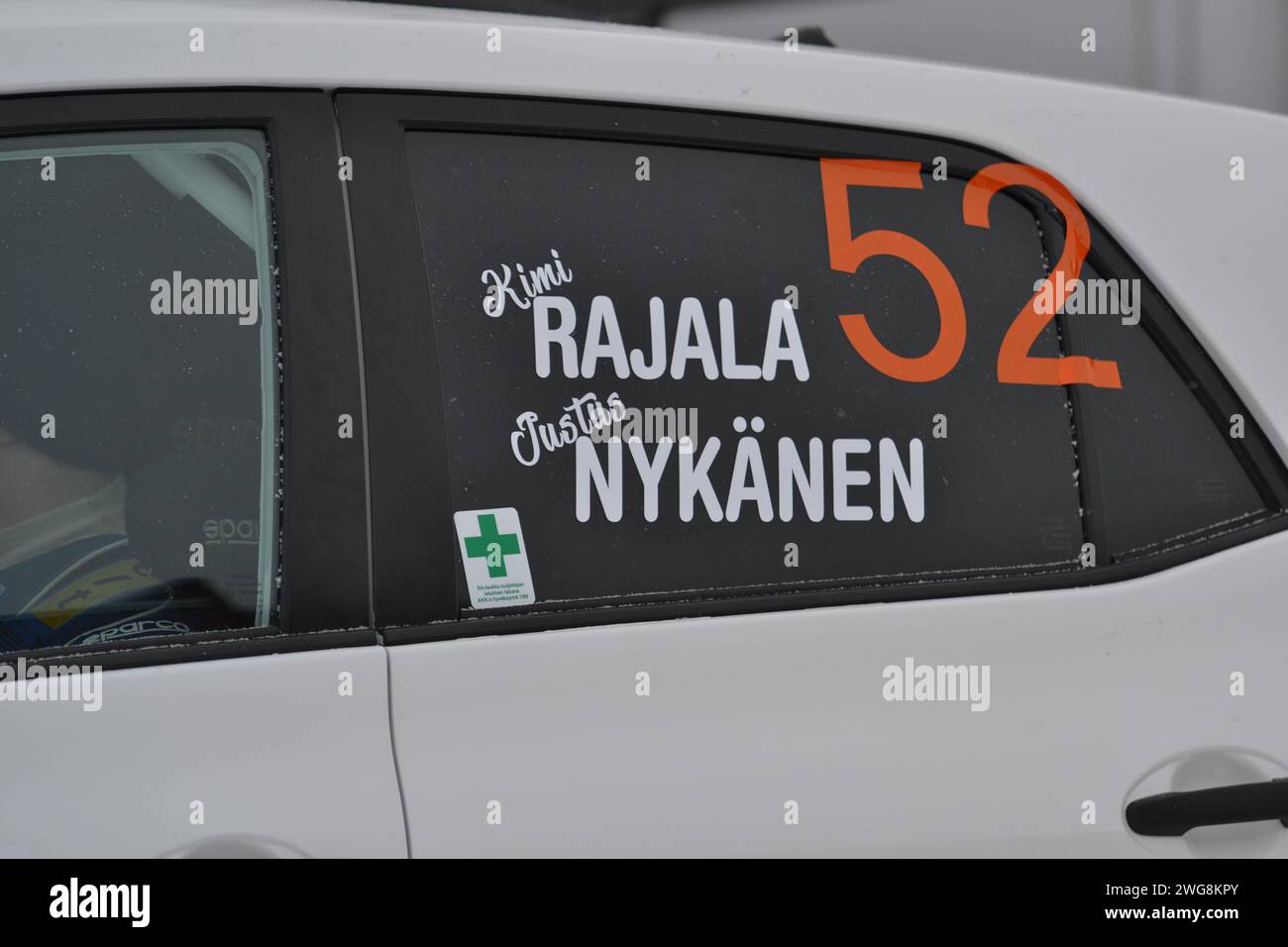 SM Ralli 2024 Riihimäki Finland. Stock Photo