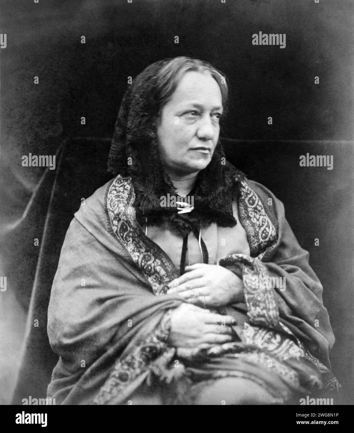 Julia Cameron, Julia Margaret Cameron (1815 – 1879) British photographer Stock Photo