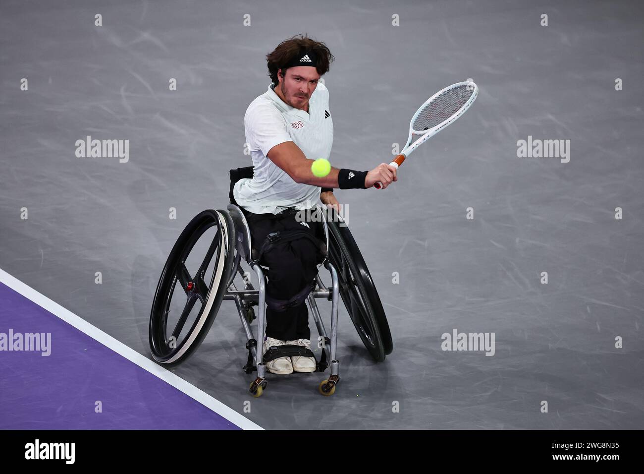 February 3, 2024, Linz, Upper Austria, Austria Nico Langmann (AUT) in