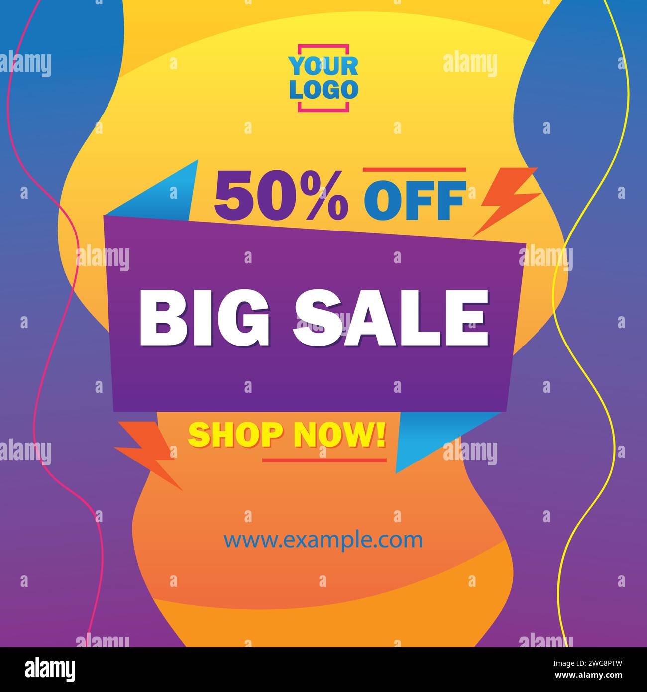 Big Sale Ads Banner Design Stock Vector Image & Art - Alamy