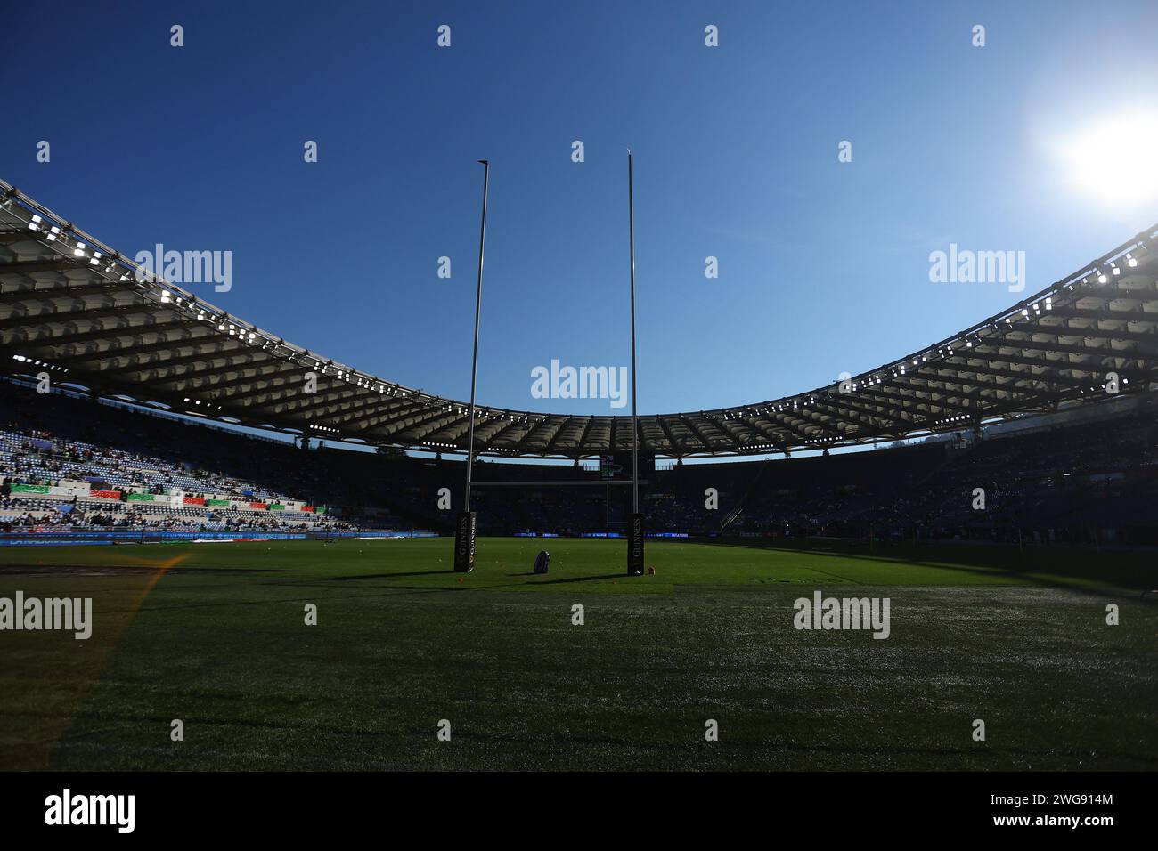 Guinness six nations 2024 italy vs England Stock Photo