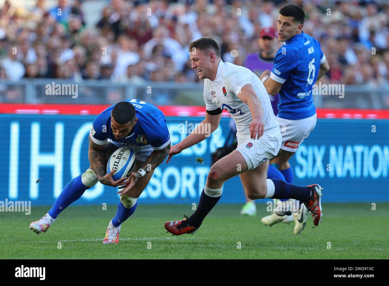 Guinness six nations 2024 italy vs England Stock Photo Alamy