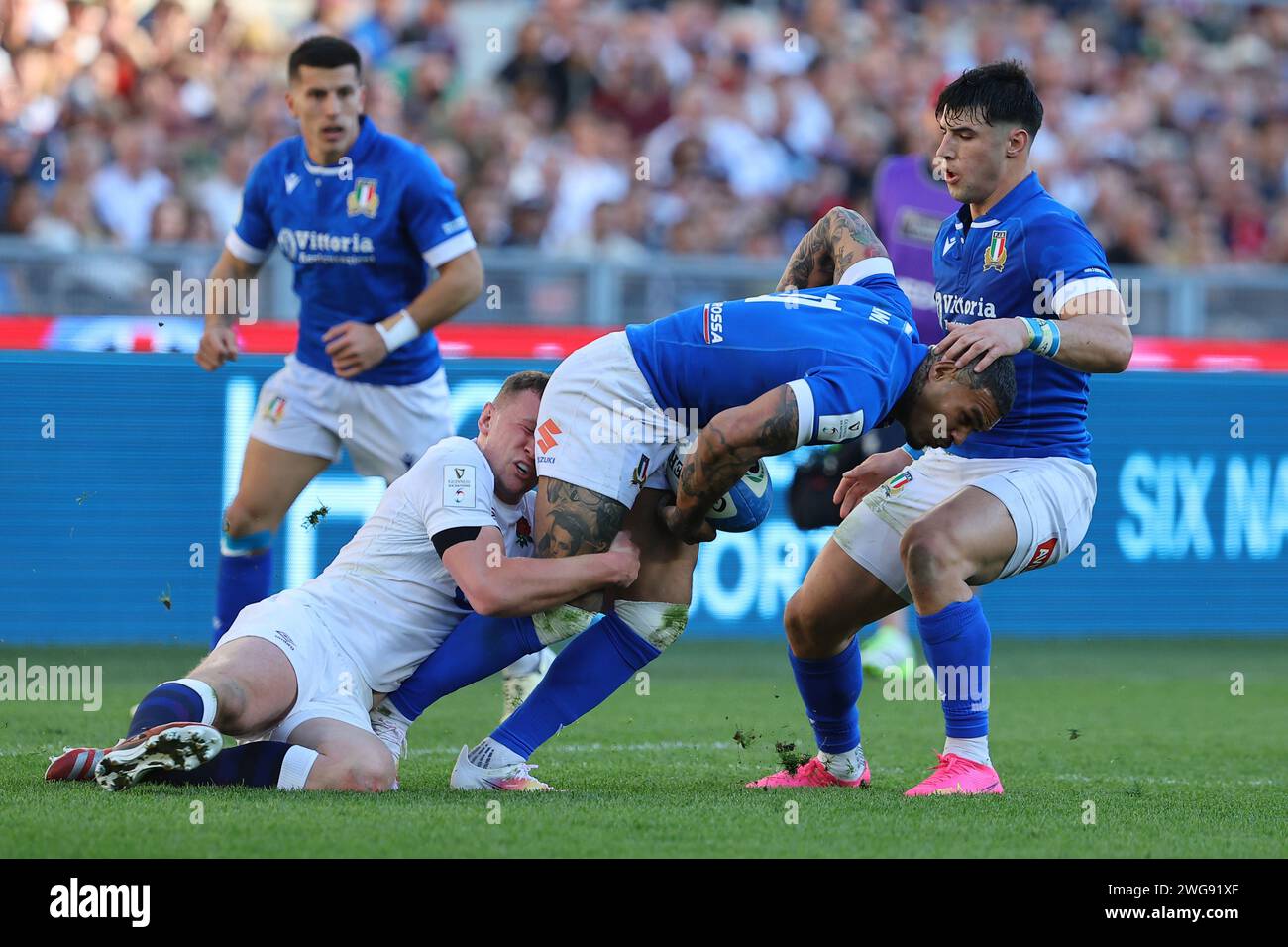 Guinness six nations 2024 italy vs England Stock Photo Alamy