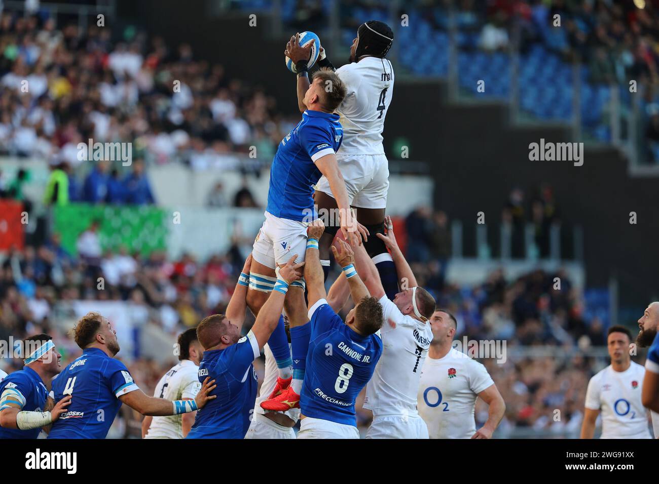 Guinness six nations 2024 italy vs England Stock Photo Alamy