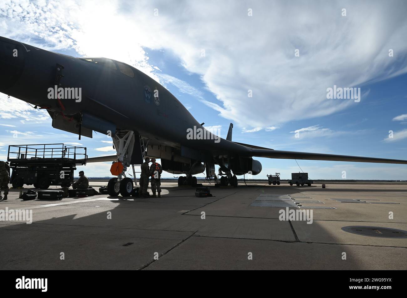 Airmen from the 28th Maintenance Group, Ellsworth Air Force Base, South ...
