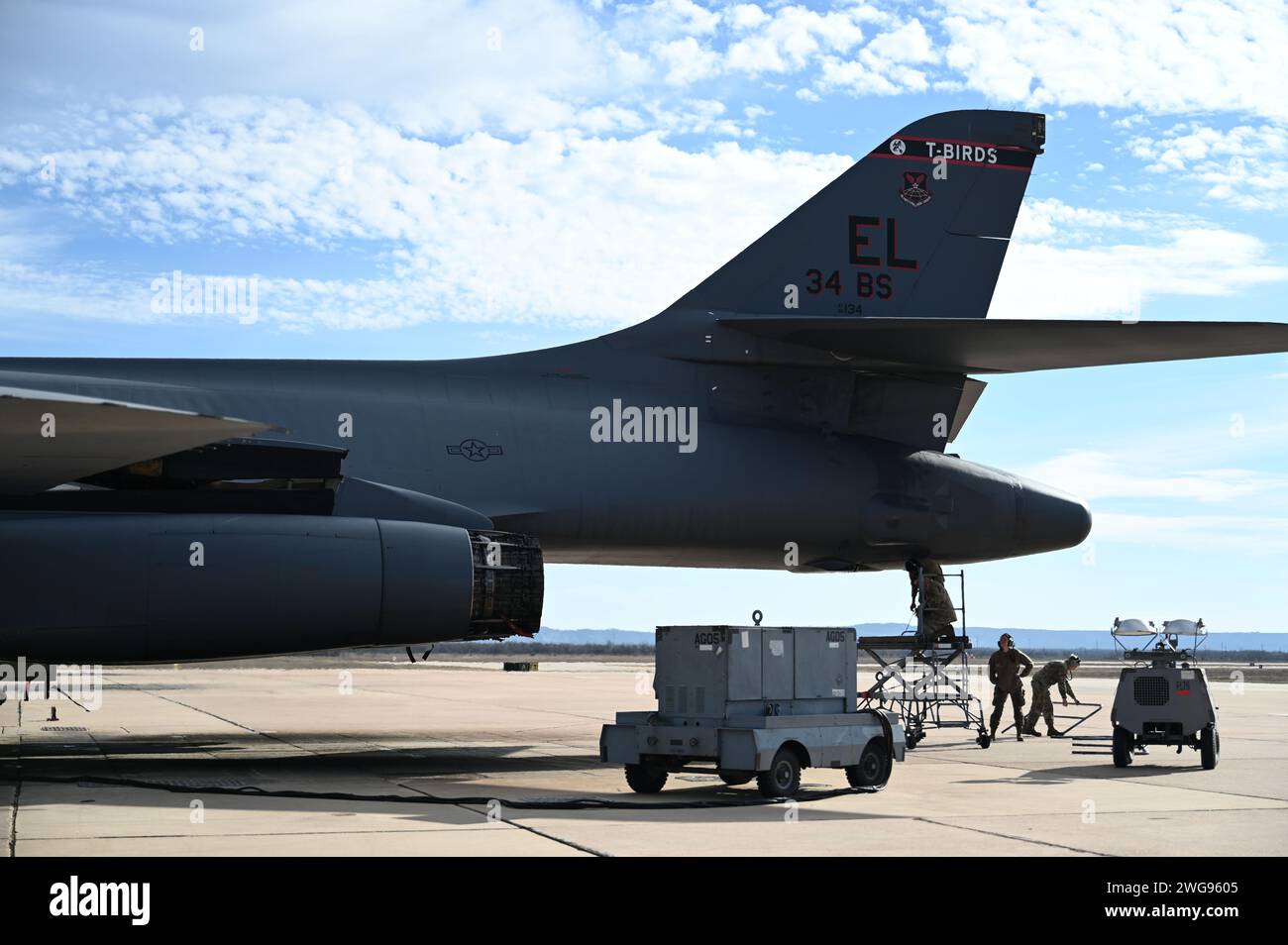 Airmen from the 28th Maintenance Group, Ellsworth Air Force Base, South ...