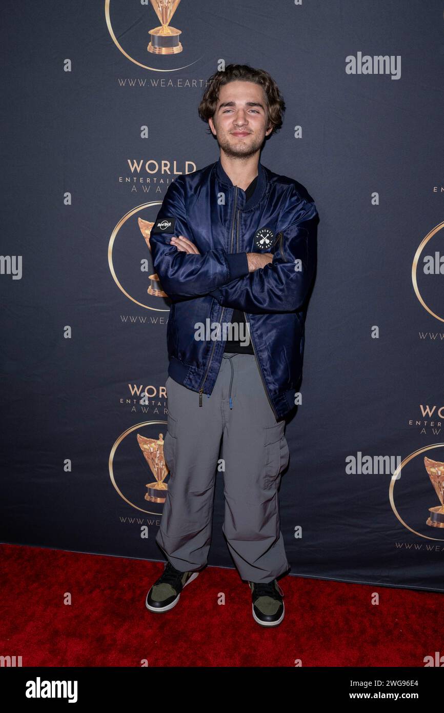 Hollywood, USA. 02nd Feb, 2024. Zen Scott Feldman attends 2024 World