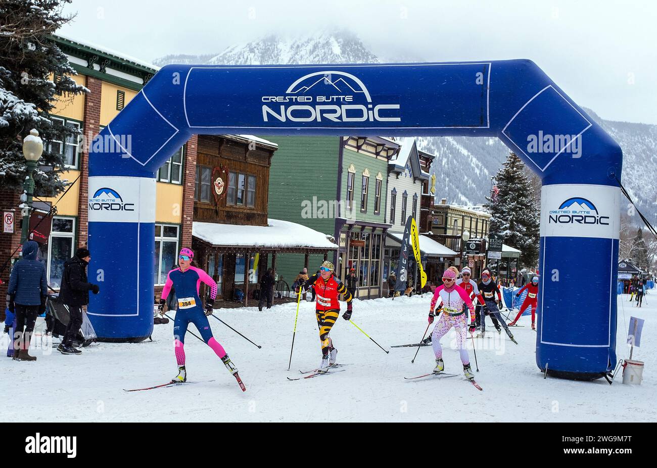 February 03, 2024 Classic and skate Nordic skiers begin their second