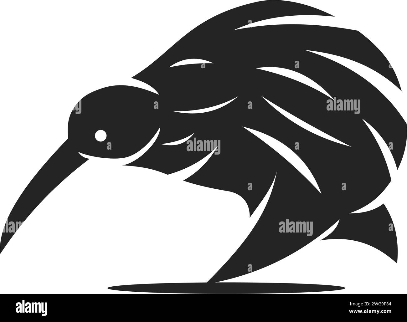 Kiwi Bird Logo template Isolated. Brand Identity. Icon Abstract Vector ...