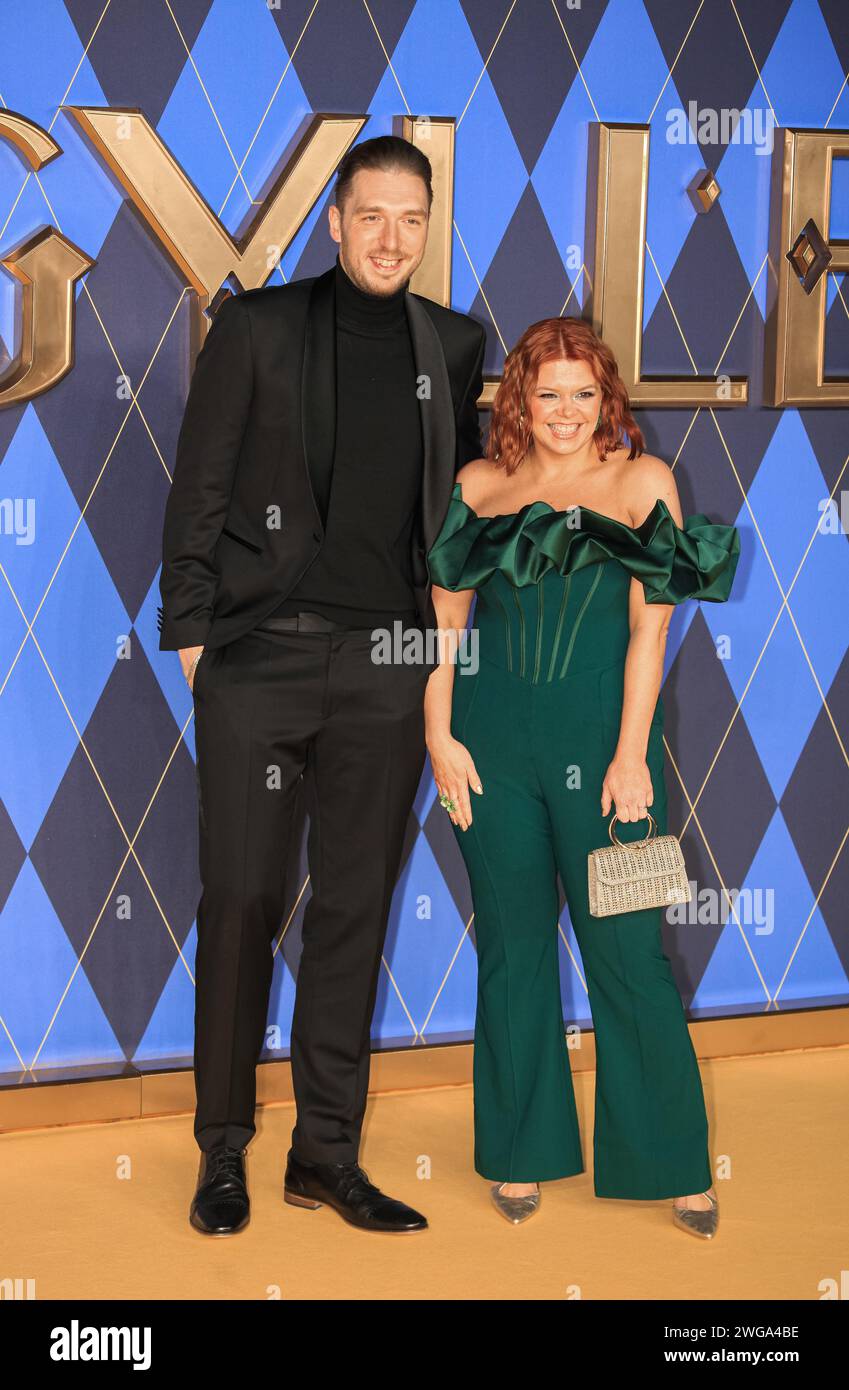 London, UK. Mark Hoyle and Roxanne Hoyle at the Argylle world premiere ...