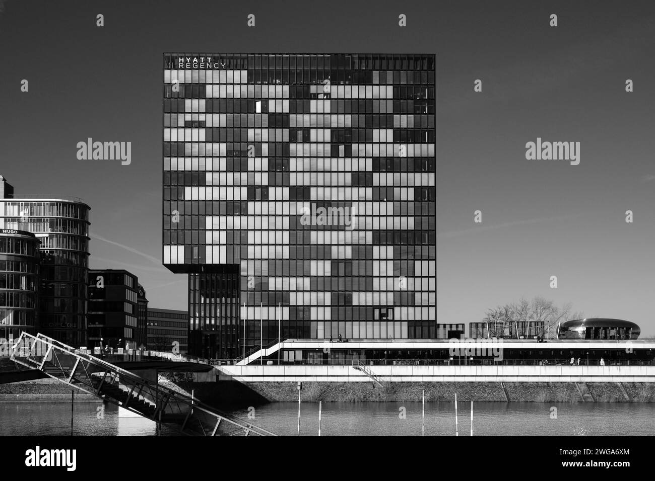 Modern hotel complex Black and White Stock Photos & Images - Alamy