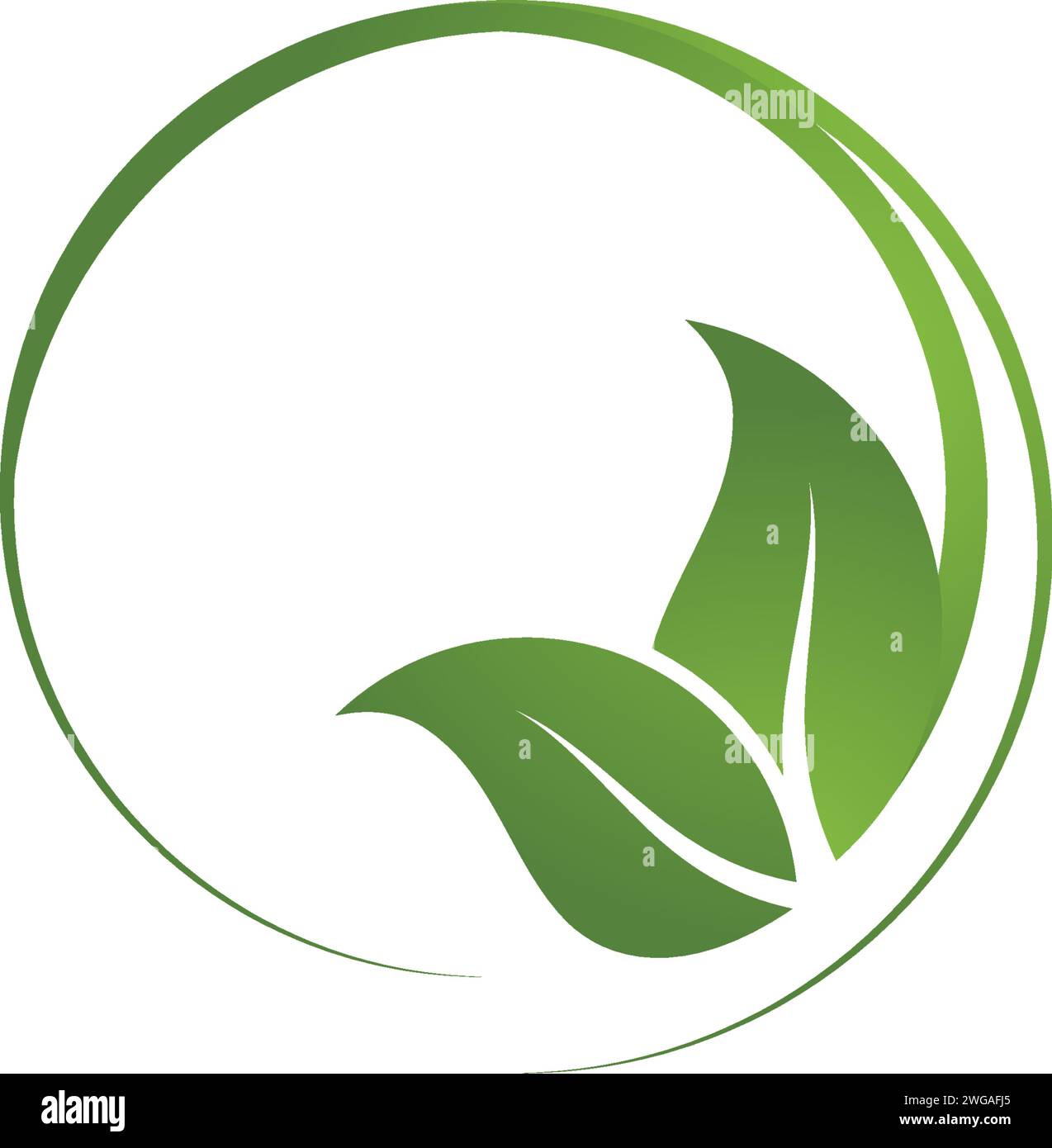 Bio leaf Icon Illustration design template Stock Vector Image & Art - Alamy