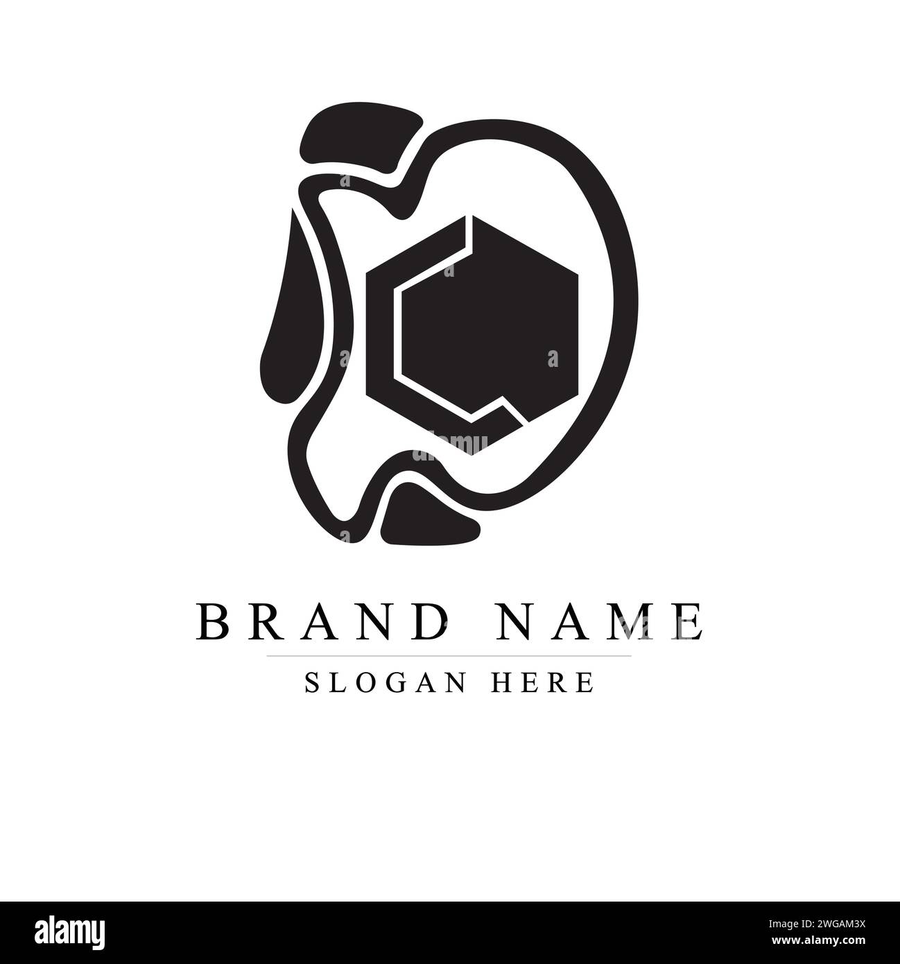 initials letter DC logo design vector illustration template, Initial ...