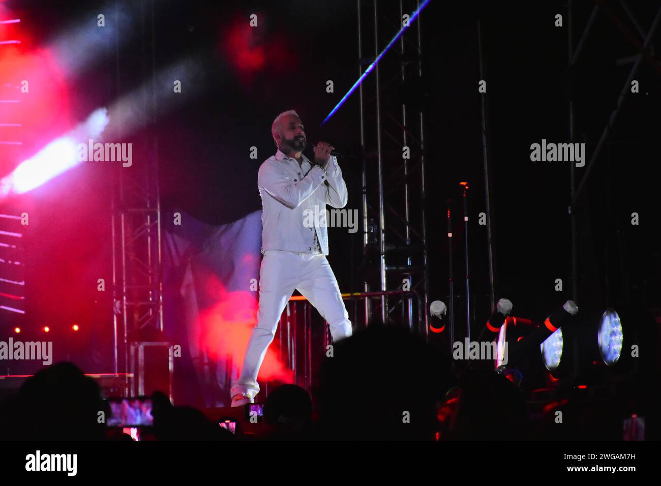 LEON, MEXICO FEB 03. American 90s pop band Backstreet boys performing