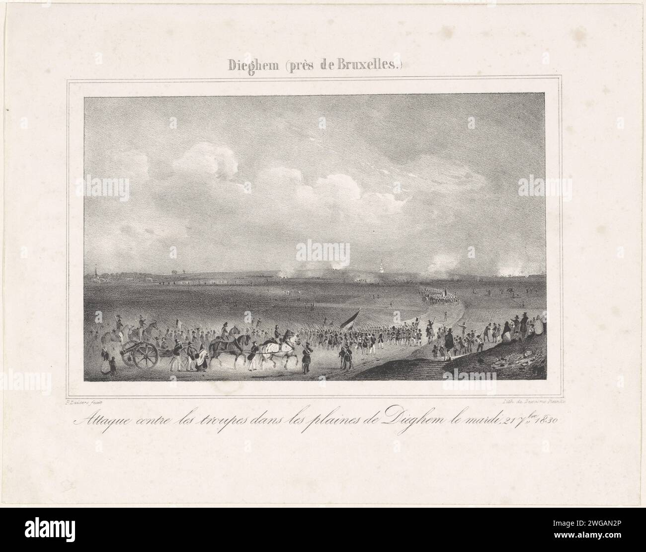 Revolution – 1798 Carte Civique de Bruxelles Revolution – 1798 Carte Civique de Bruxelles