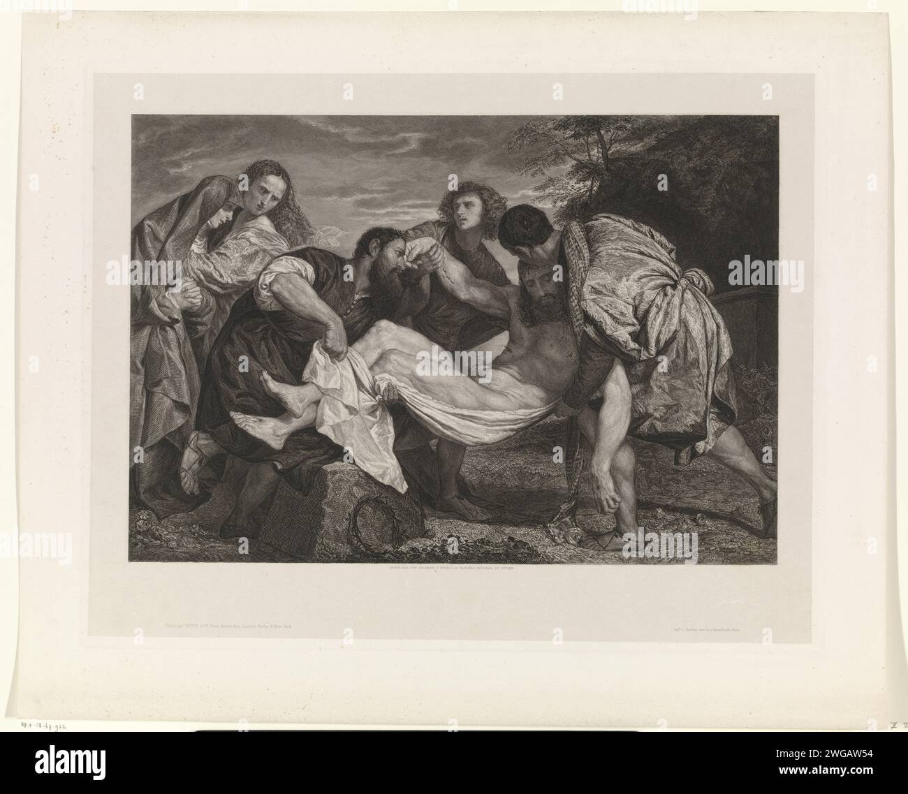 grave-of-christ-johannes-de-mare-after-titian-1852-print-the-burial