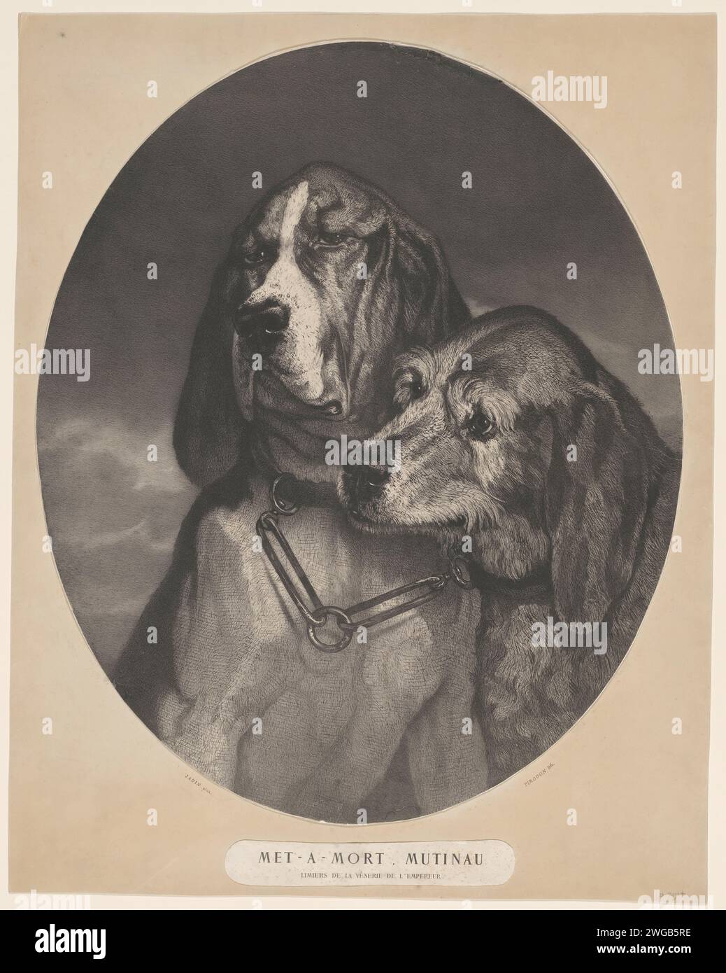 First Blood Dogs Portrait of the Imperial Blood Dogs with-A-Mort and Mutinau, Eugène ...