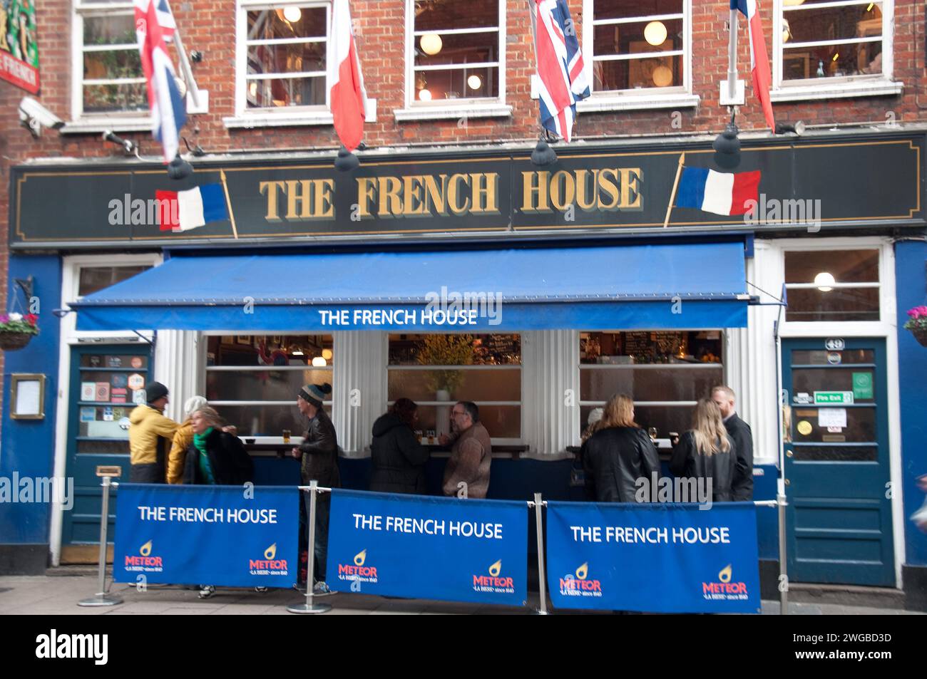 The French House (ex. The York Minster), Soho, London, UK Stock Photo