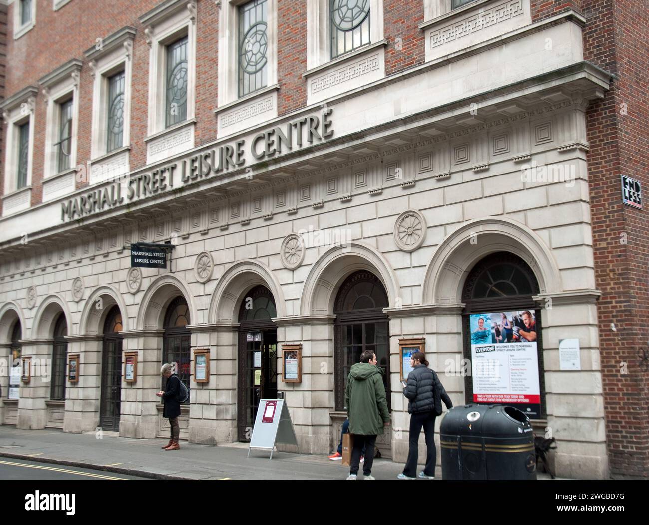 Marshall Street Leisure Centre (ex Public Baths), Soho, London, UK