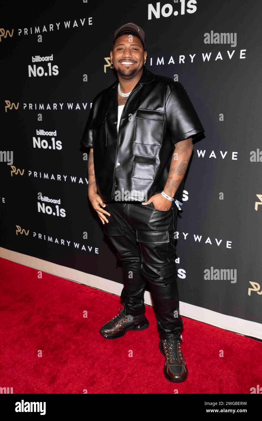Derrick Milano attends the arrivals of Primary Wave’s 17th Annual Pre