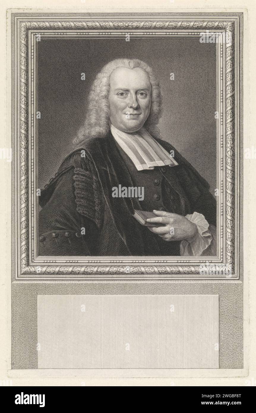 Portrait of Johannes Oosterdijk SCHACHT, Pieter Tanjé, after Jan ...