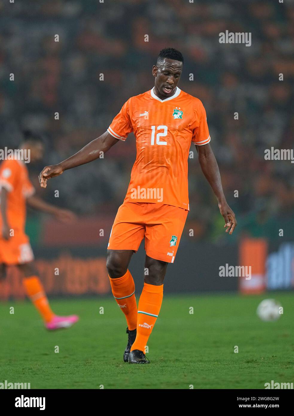 Bouake, Ivory Coast. February 03 2024: Willy-Arnaud Zobo Boly (Ivory ...