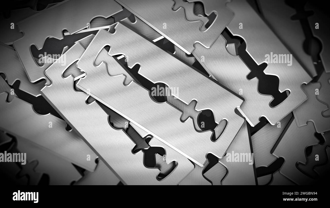 Razor blades hi-res stock photography and images - Alamy